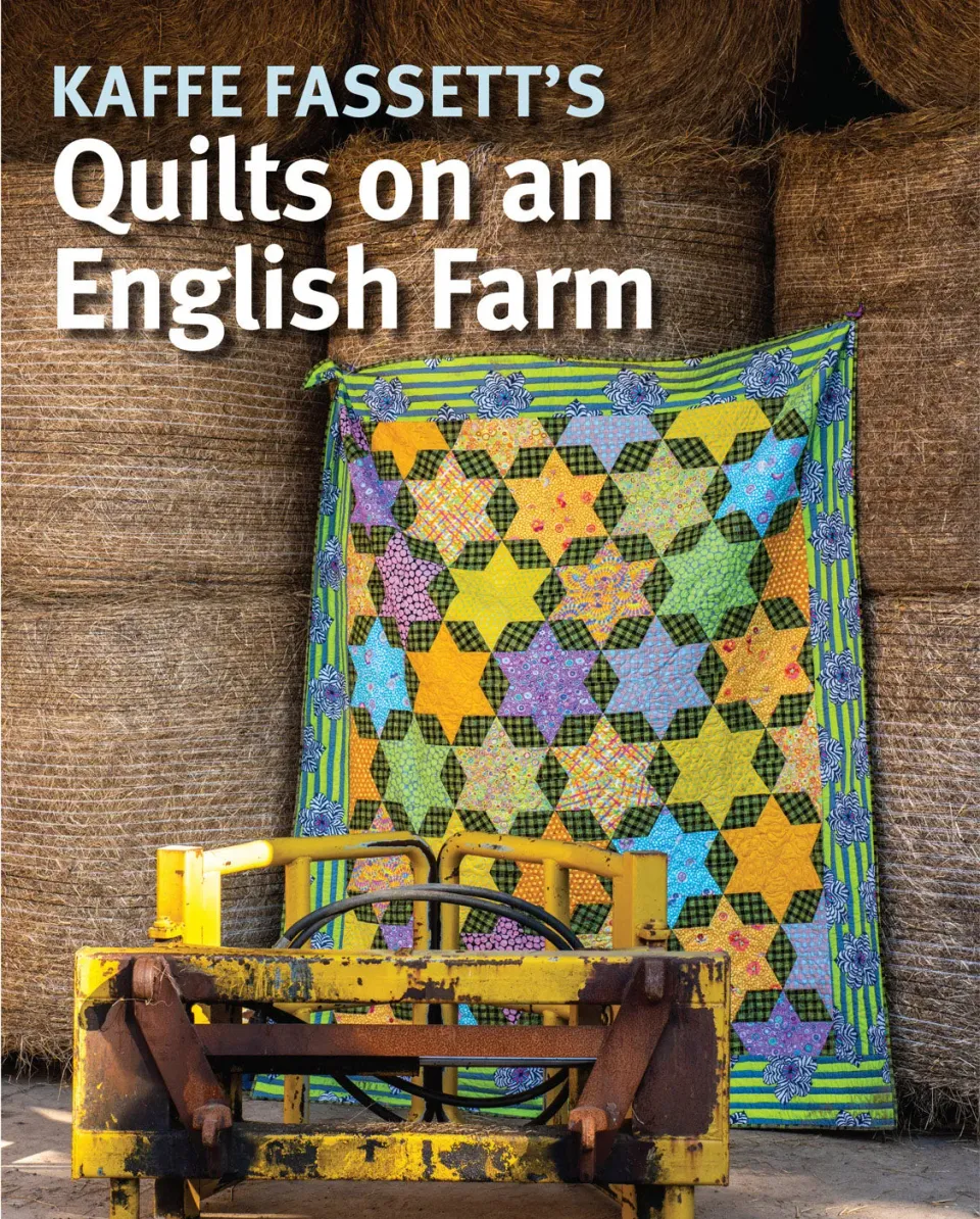 Kaffe Fassett Quilts on an English Farm quiltbok heftet