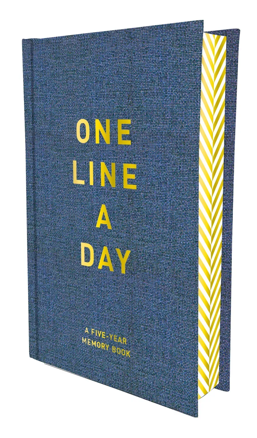 One Line a Day Denim dagbok 5-års minnebok innbundet
