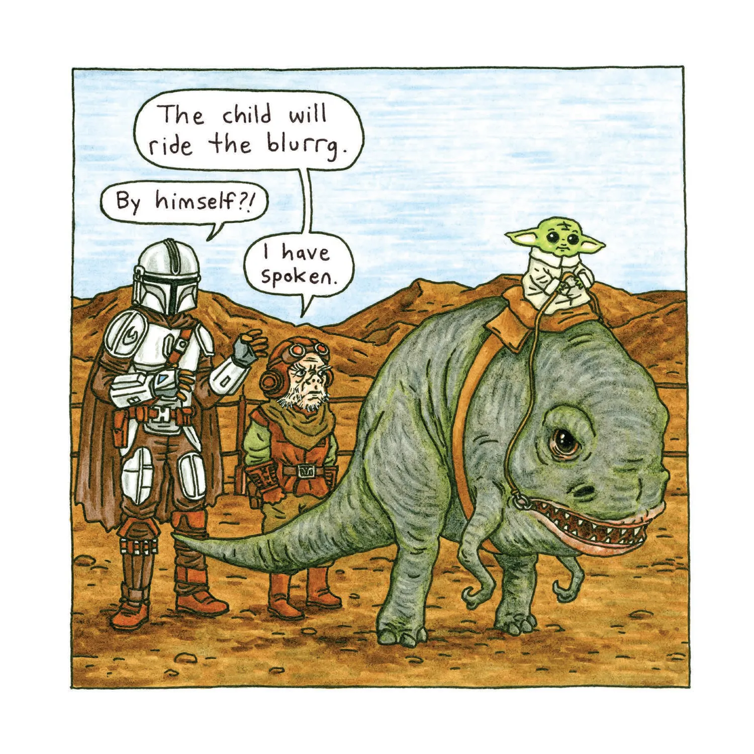 Chronicle Books Mandalorian and Child veggkalender 2027