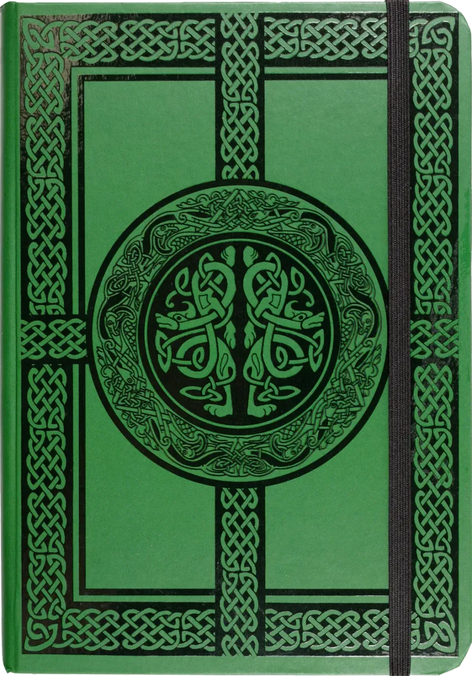 Peter Pauper Press Celtic Journal notatbok linjert med sort lakk
