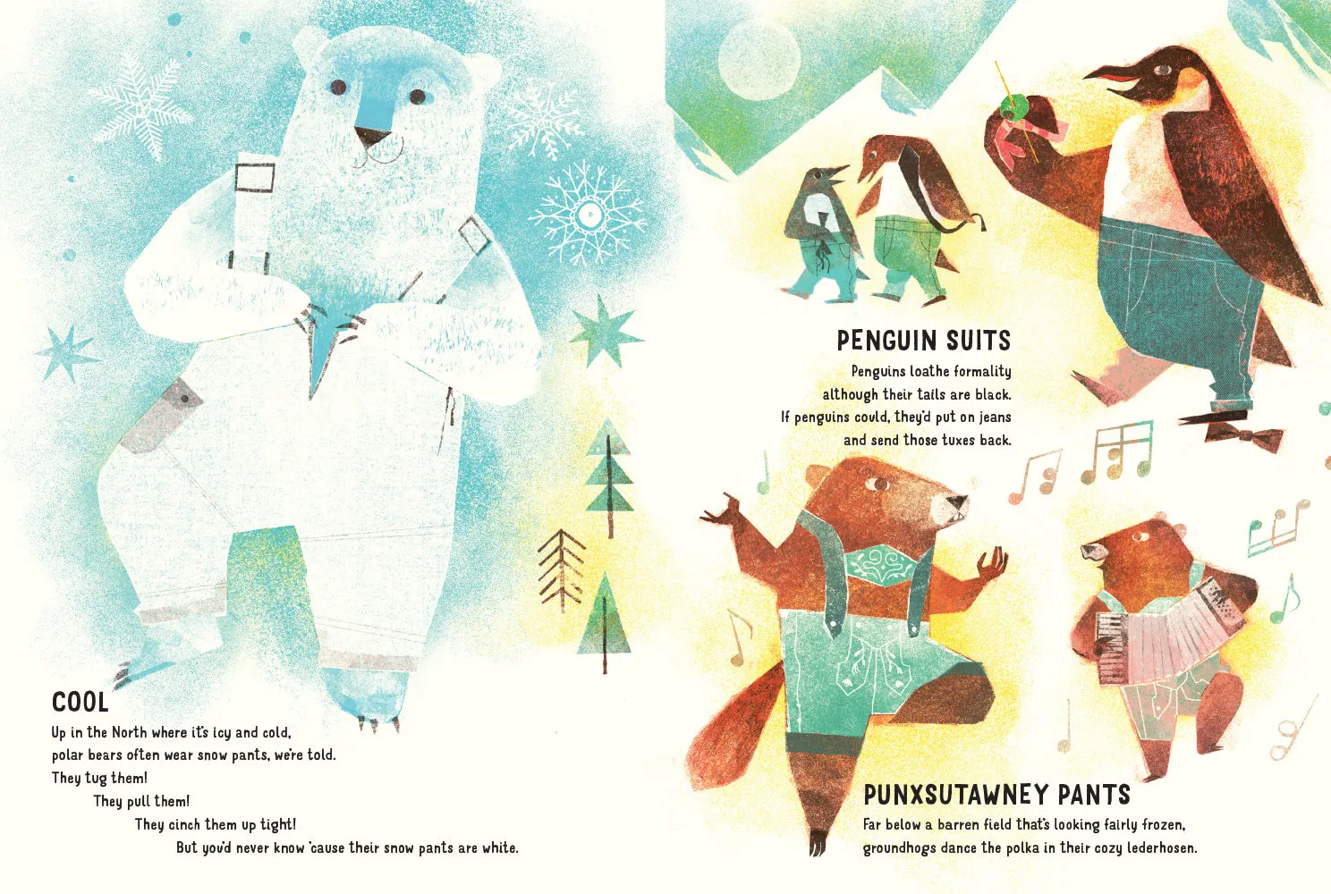 Abrams Animals in Pants barnebok innbundet rim 5-7 år