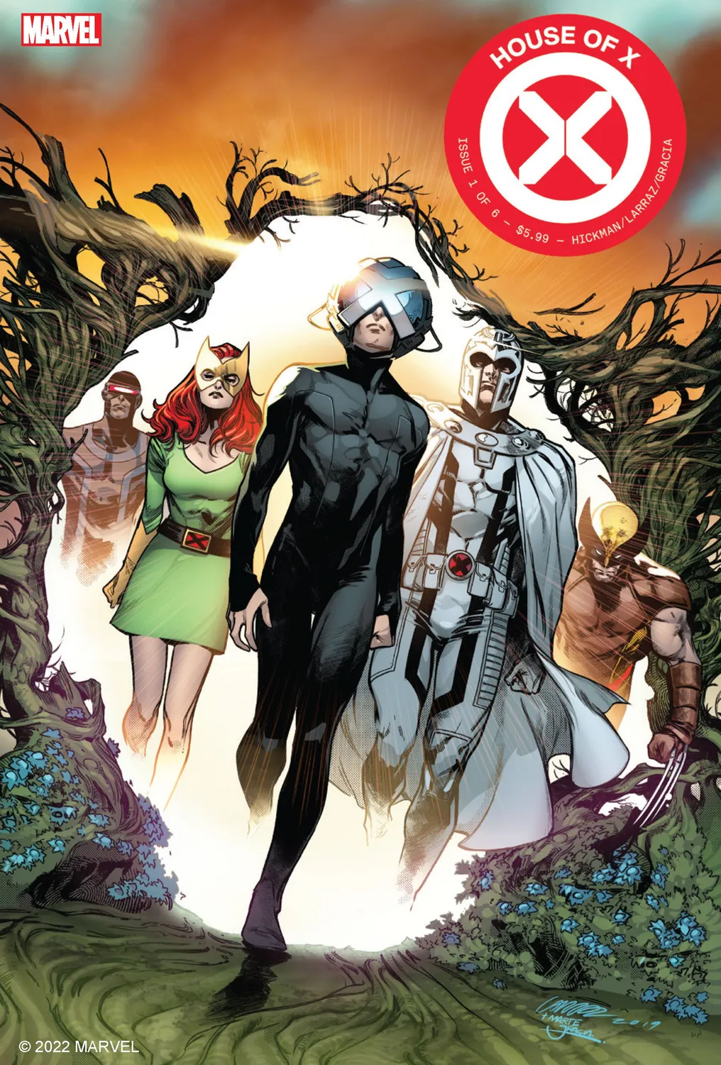 Marvel The X-Men 100 postkort samleboks