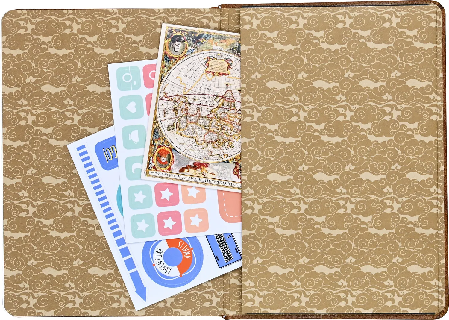 Peter Pauper Press Artisan Page-A-Day Travel reisejournal 176 sider