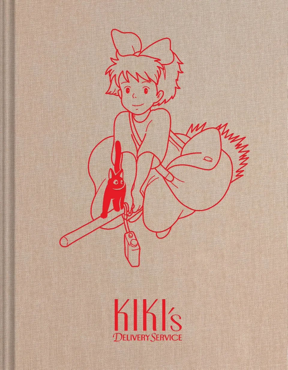 Studio Ghibli Kiki skissebok stoffomslag