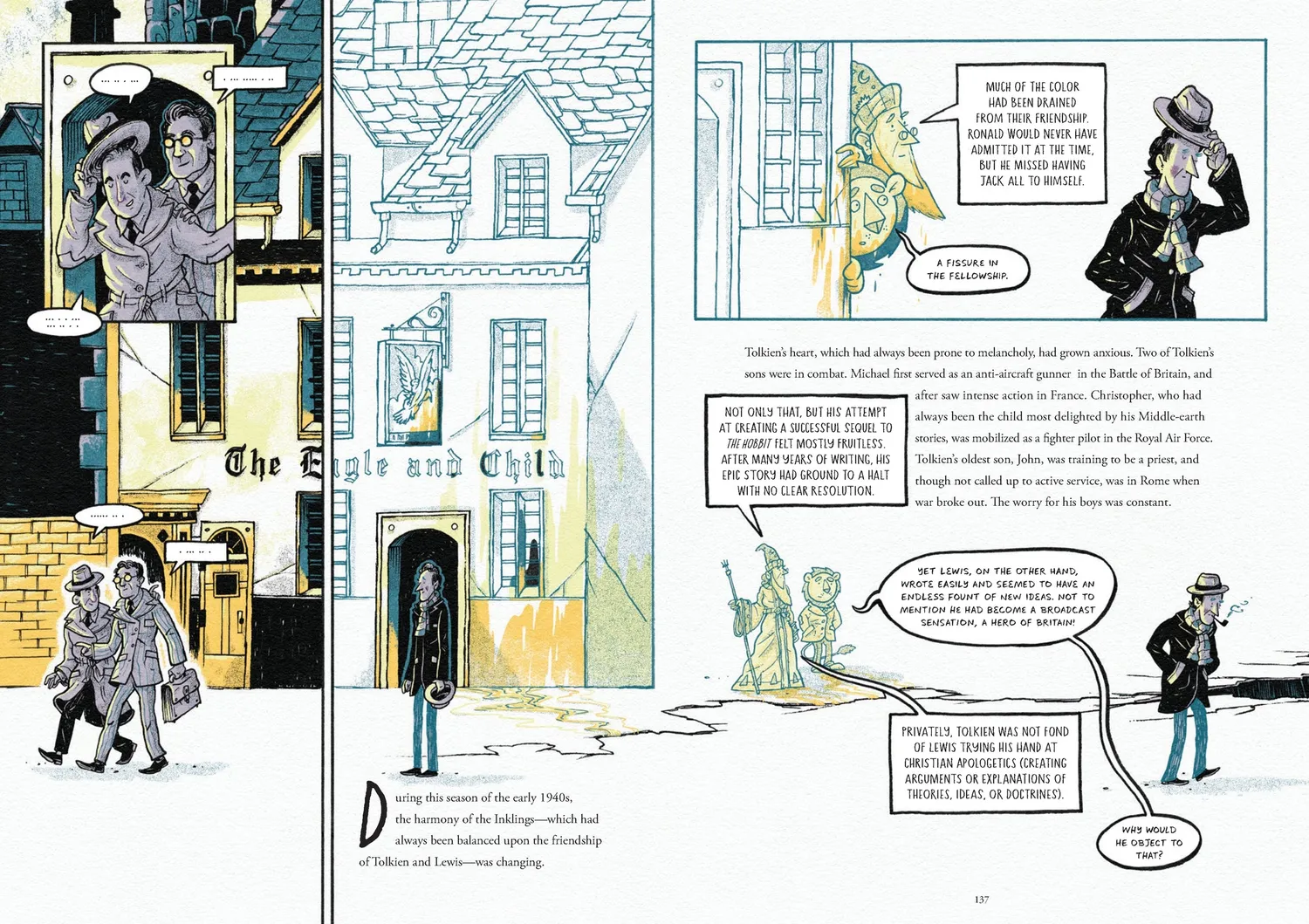 Mythmakers Lewis Tolkien grafisk roman innbundet