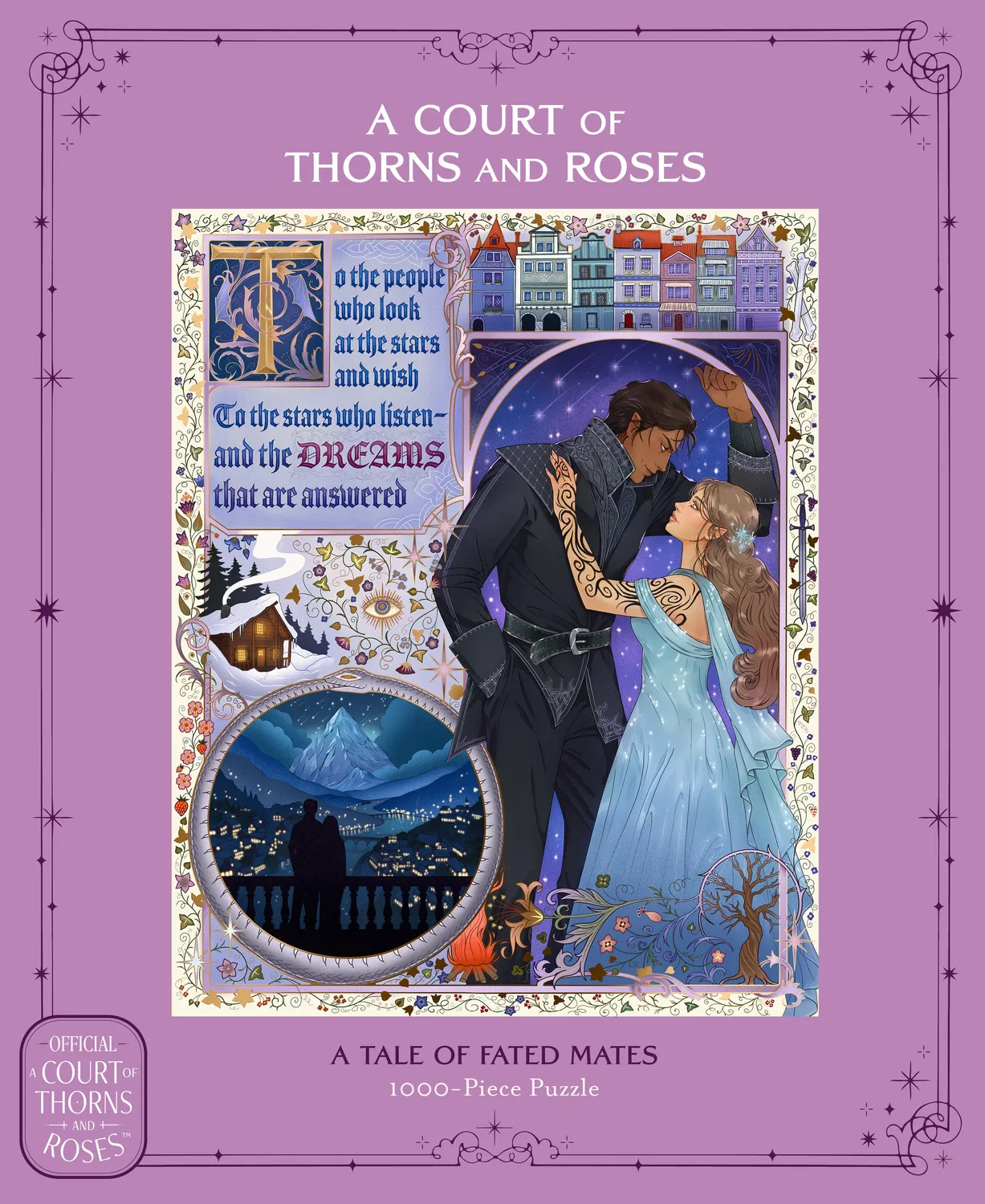 ACOTAR A Tale of Fated Mates puslespill 1000 brikker folie