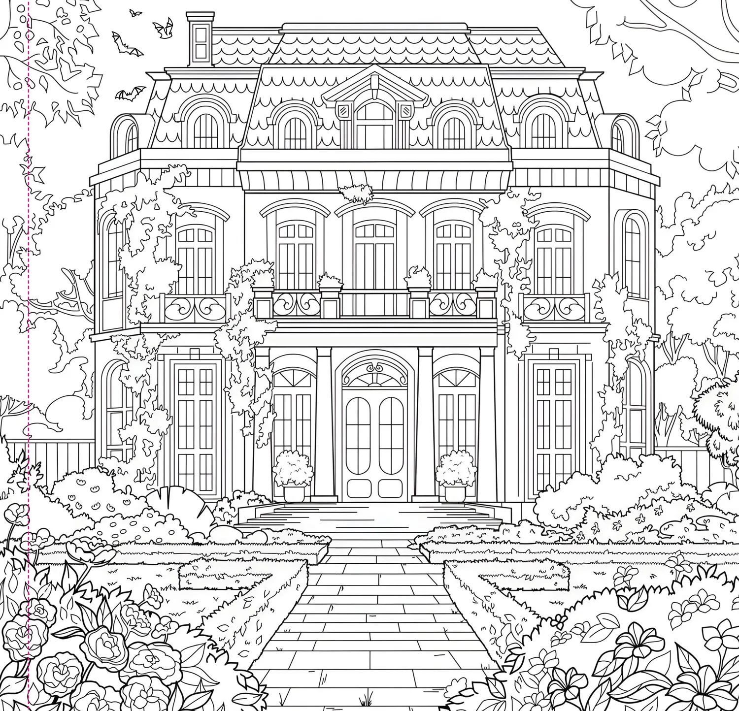 Peter Pauper Press Goth Garden fargebok voksne 31 gotiske motiv