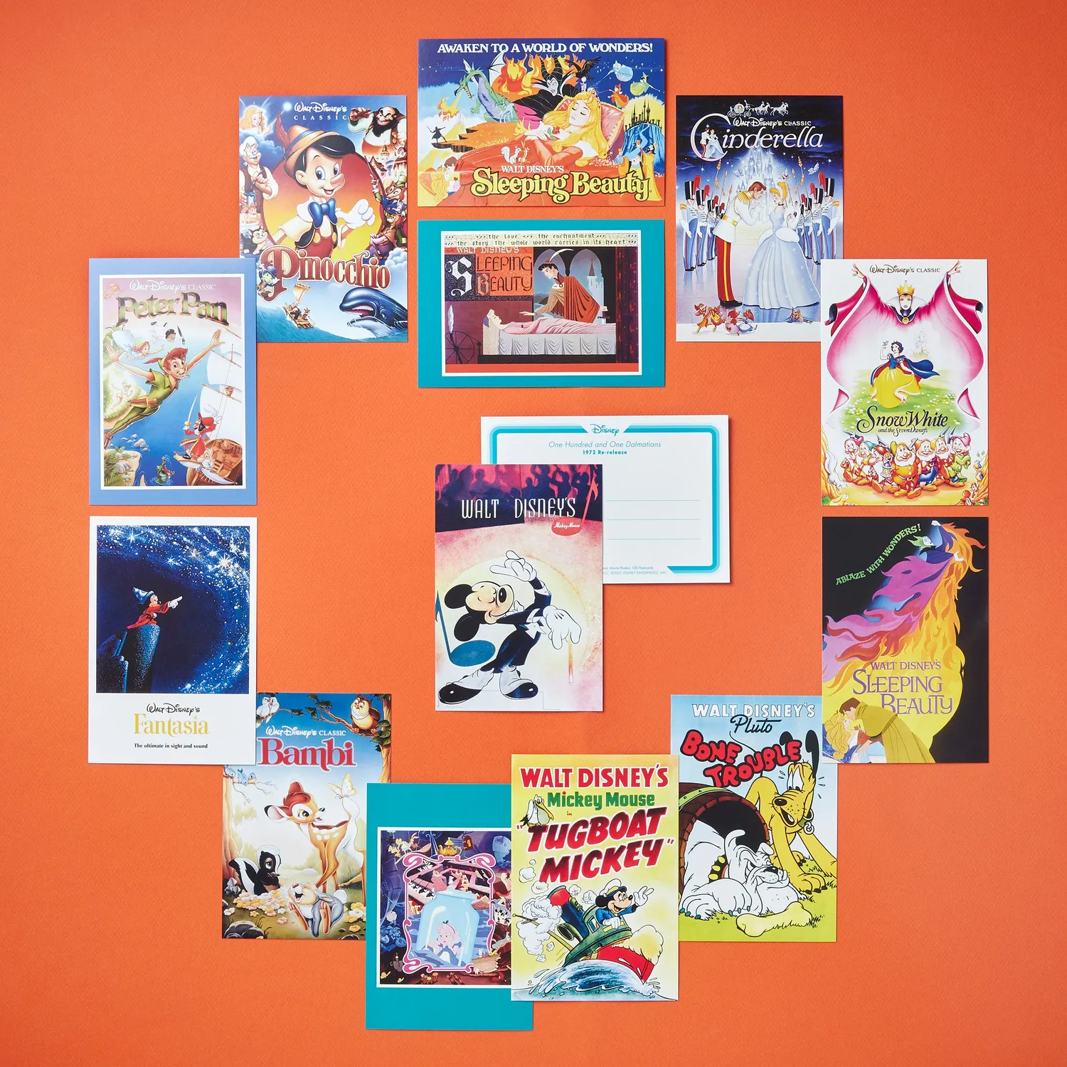 Abrams and Chronicle Disney Art of Disney postkortbok 100 stk