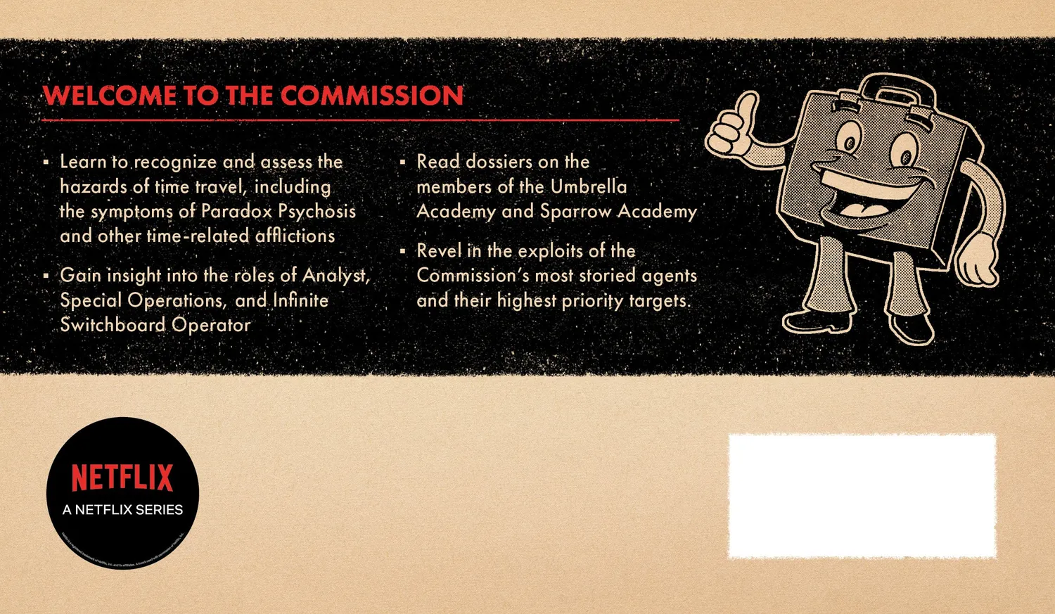 Abrams Umbrella Academy Handbook innbundet fanbok