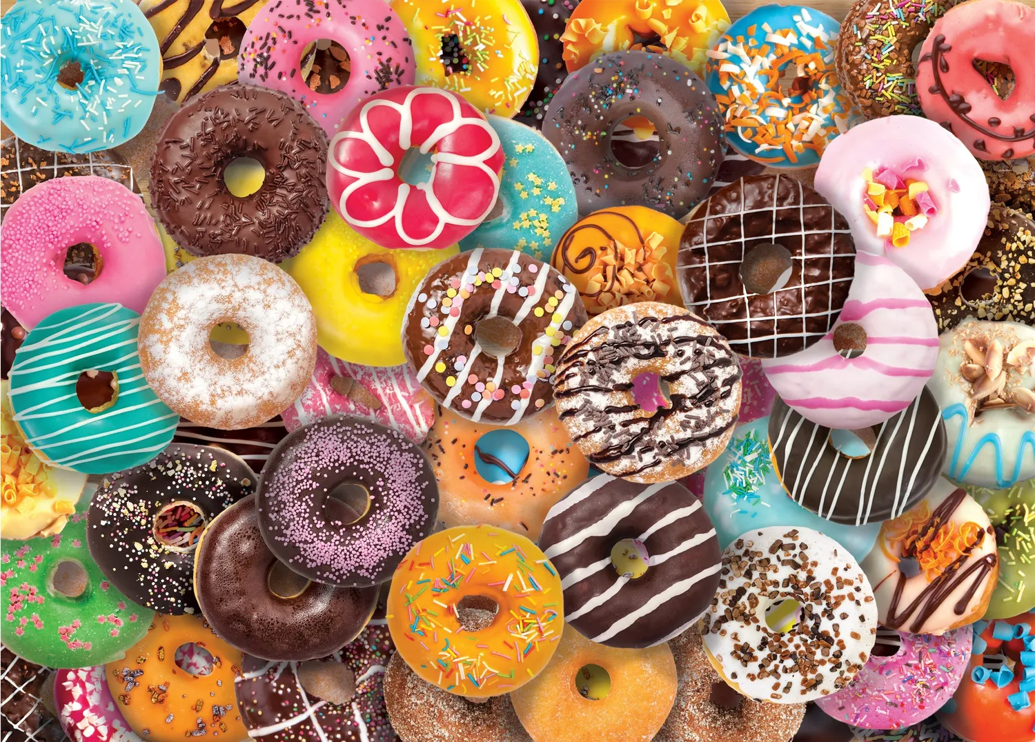 Peter Pauper Press Donuts puslespill 1000 brikker