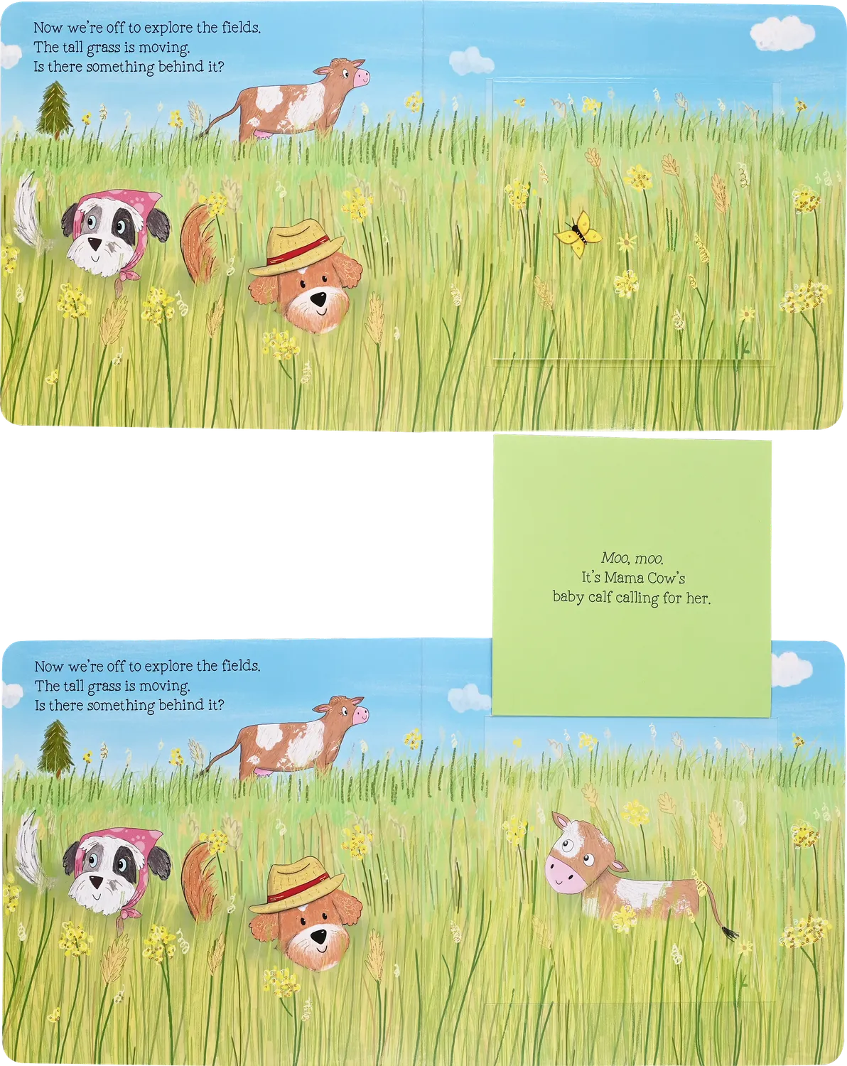 Peter Pauper Press Peek-A-Bo Baby Farm Animals klaffebok