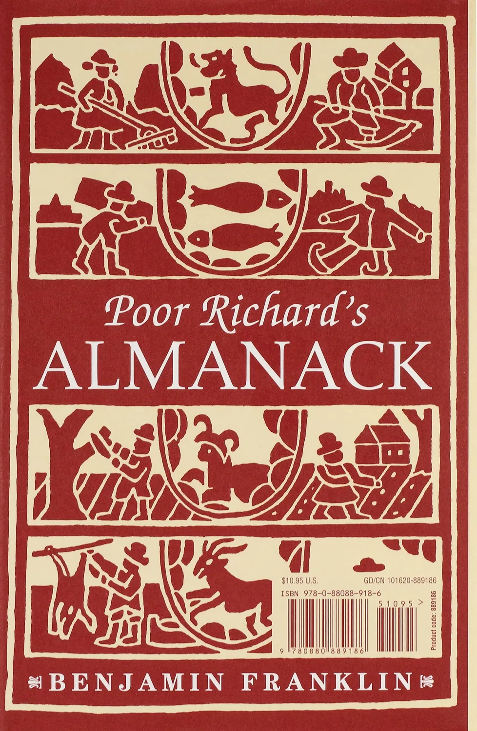 Peter Pauper Press Poor Richard's Almanack gavebok