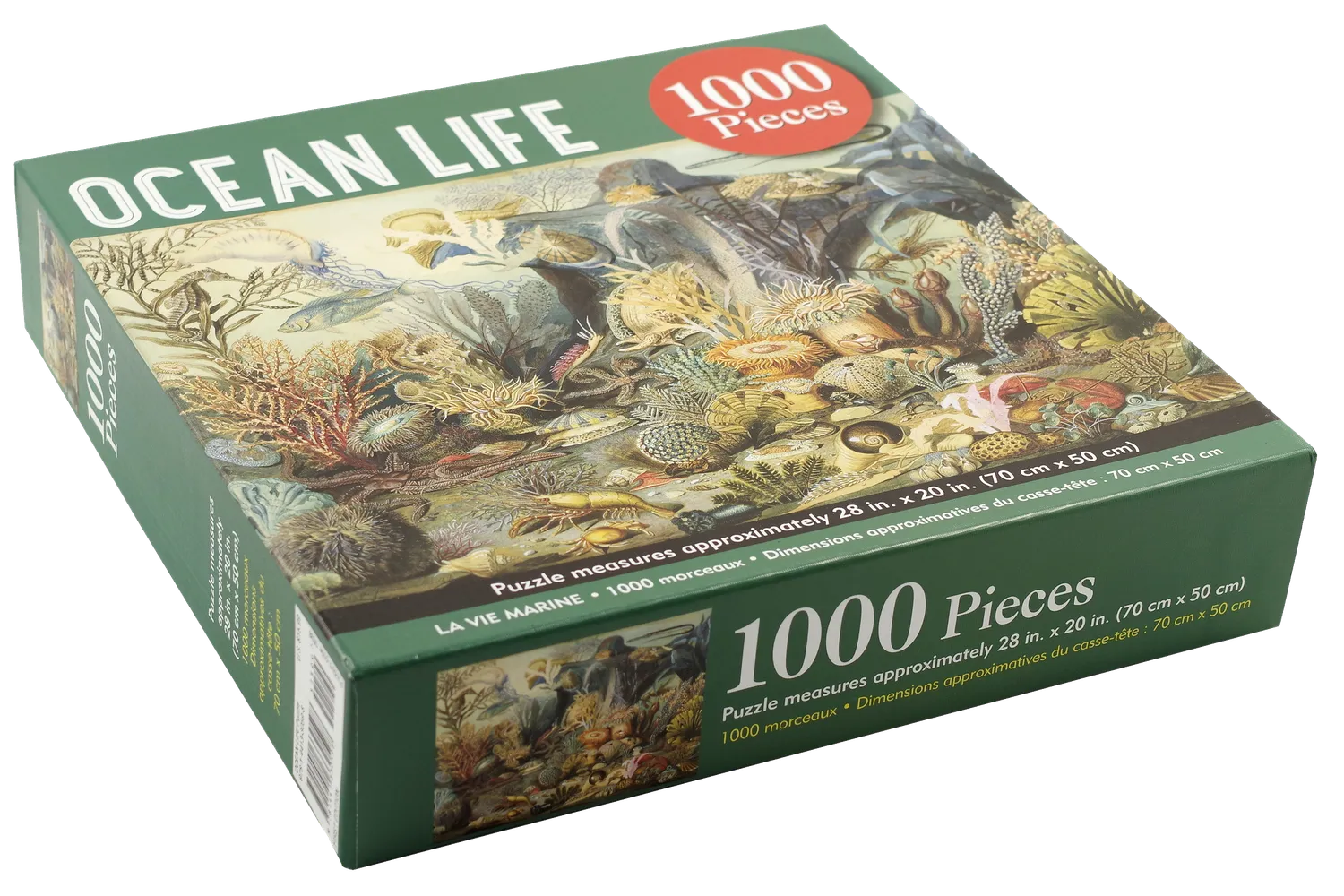Peter Pauper Press Ocean Life puslespill 1000 brikker havmotiv