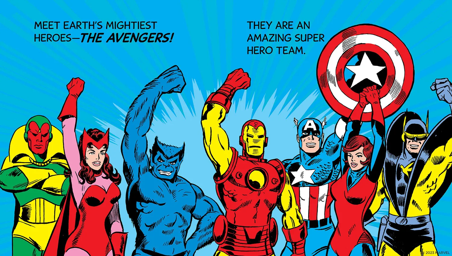 My Mighty Marvel Avengers pappbok småbarn helter