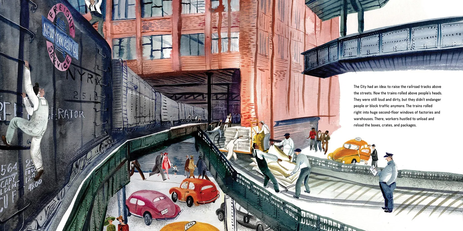 Abrams The High Line innbundet barnebok 4–8 år