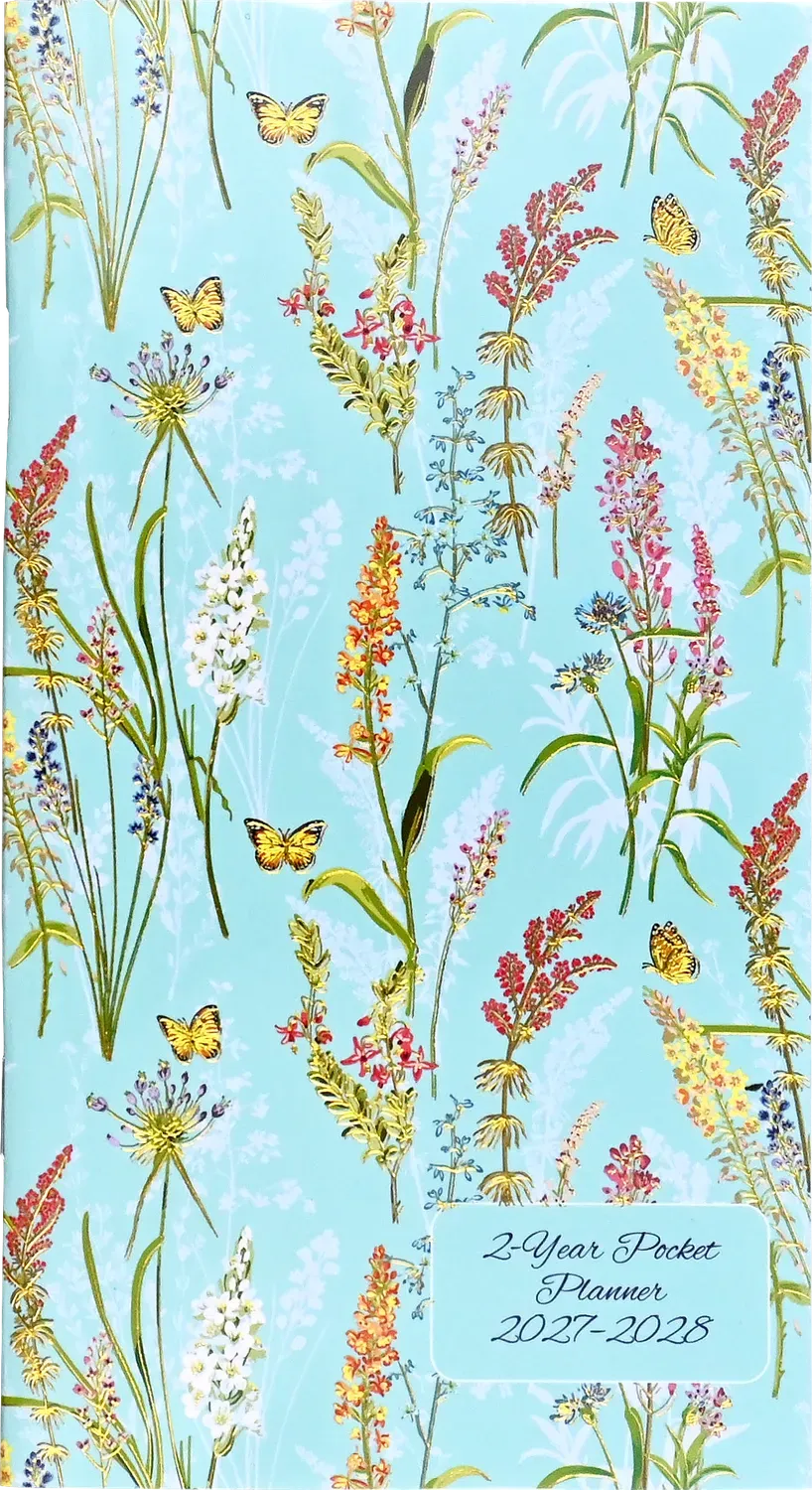 Peter Pauper Press Blooms Butterflies lommeplanlegger 2027-28