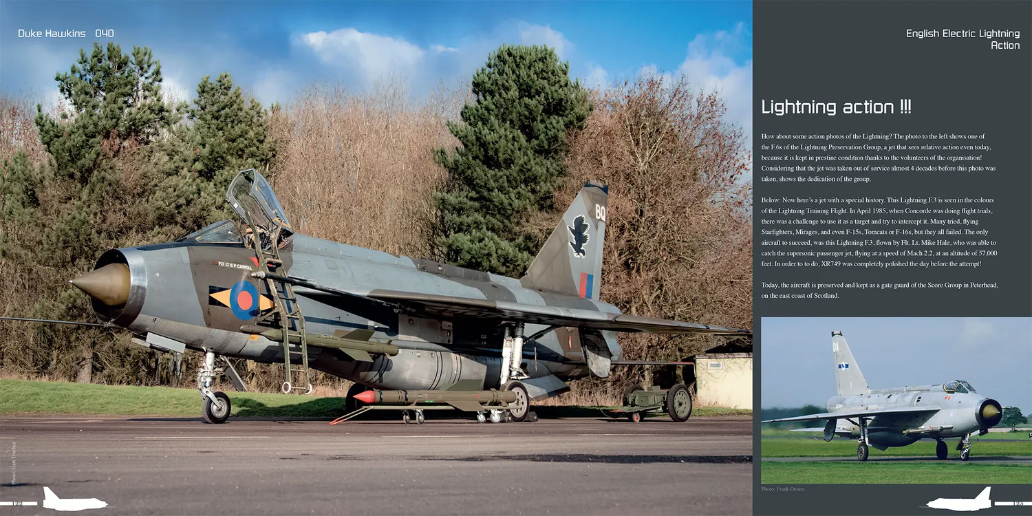 Duke Hawkins English Electric Lightning bok 140 sider