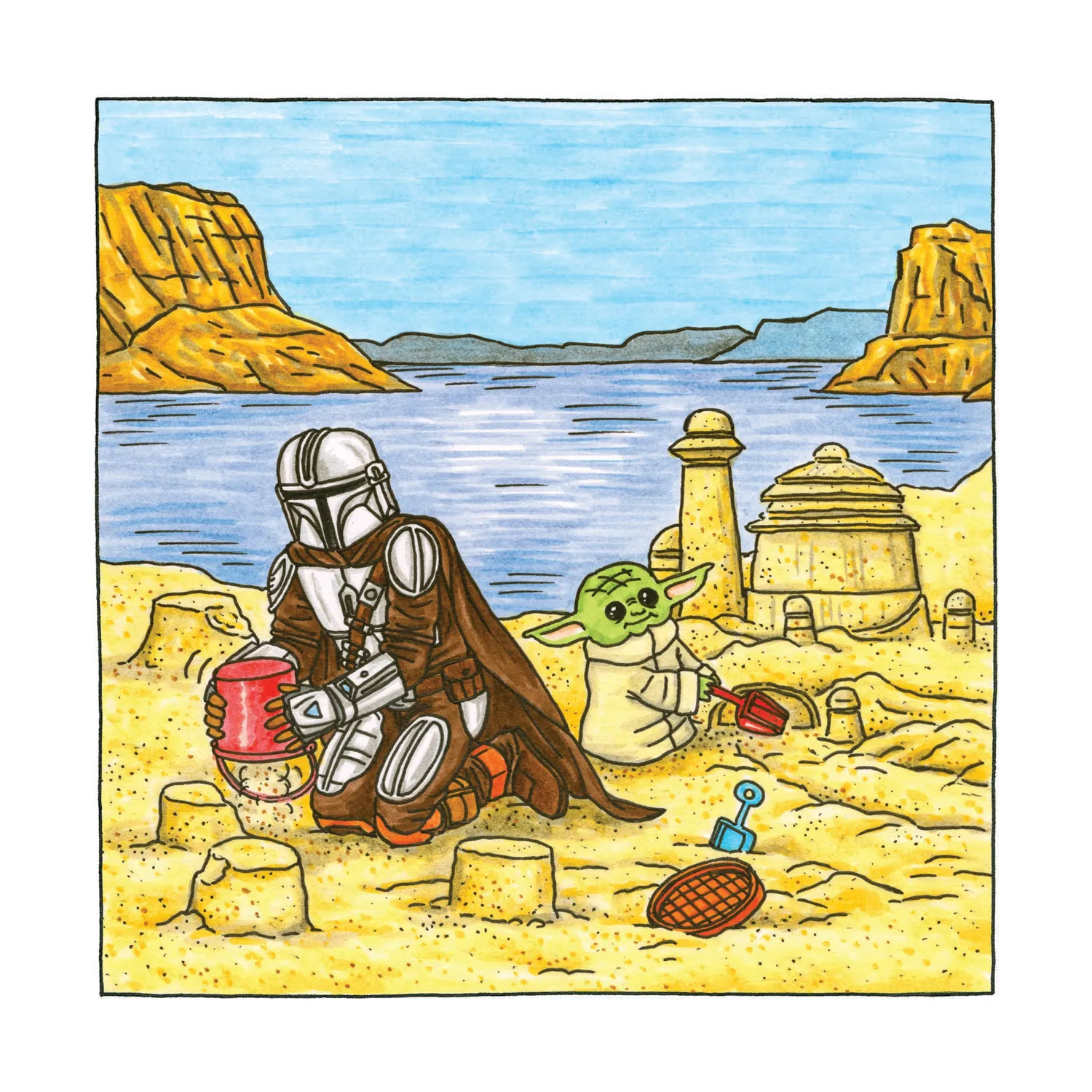Chronicle Books Mandalorian and Child veggkalender 2027