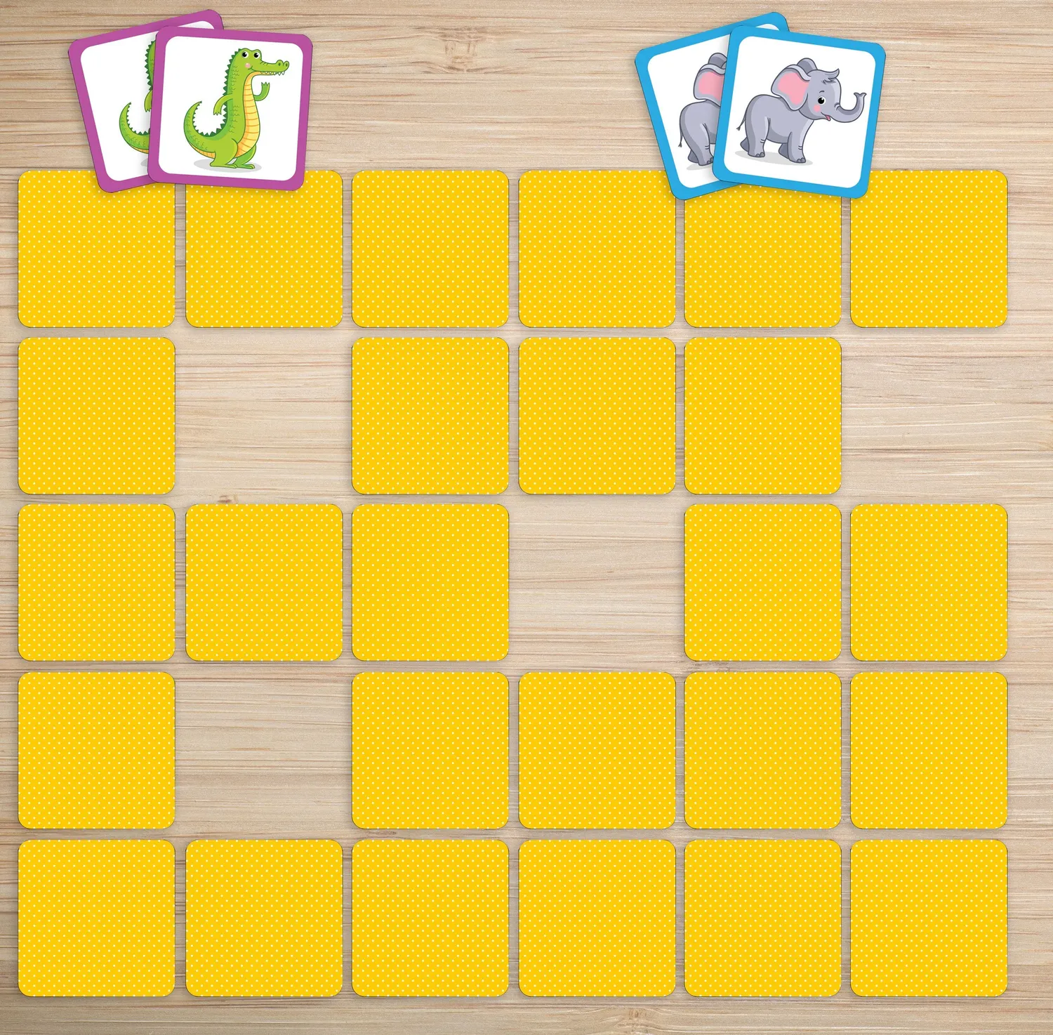 Peter Pauper Press Animals Memory Match memospill 72 kort