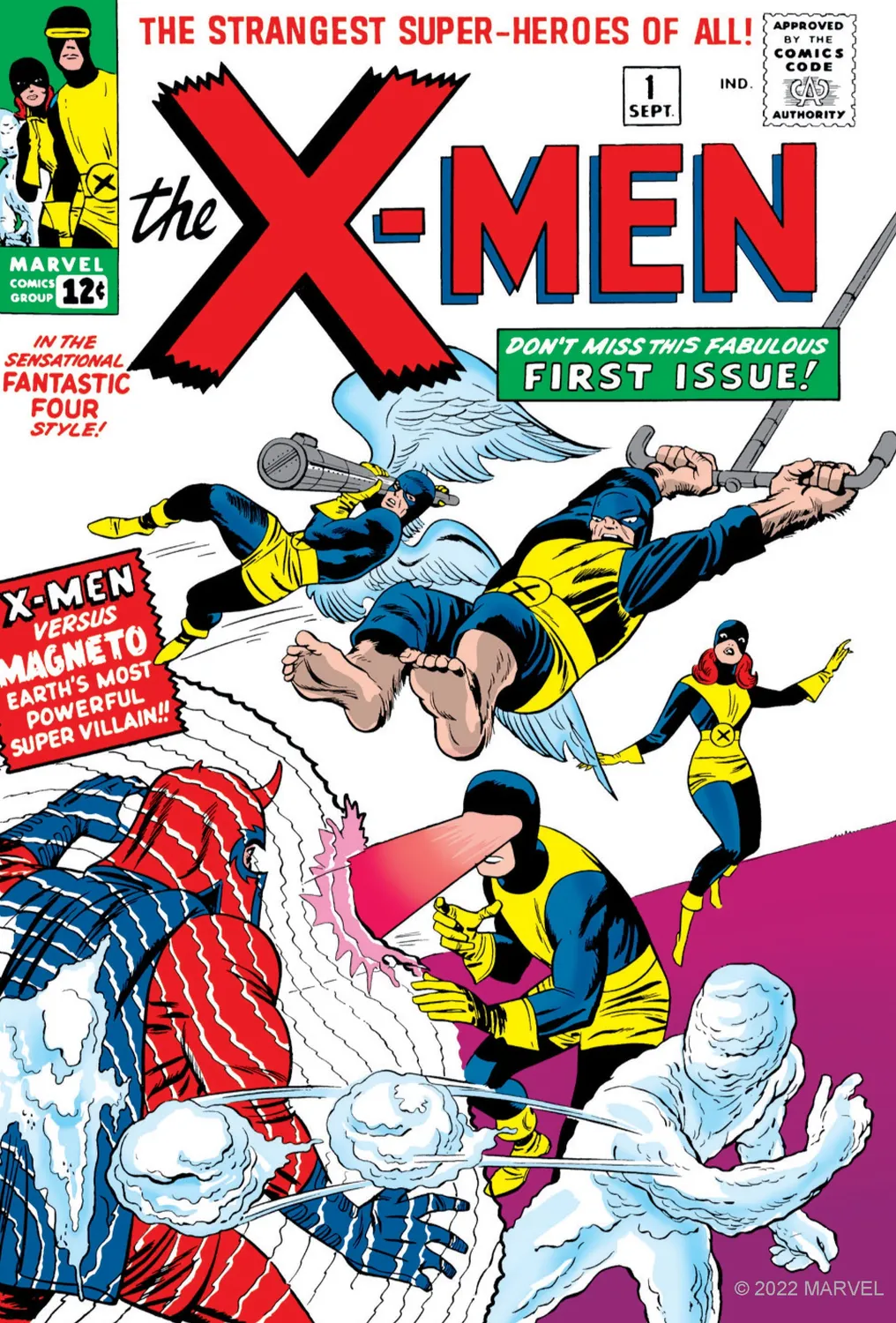 Marvel The X-Men 100 postkort samleboks