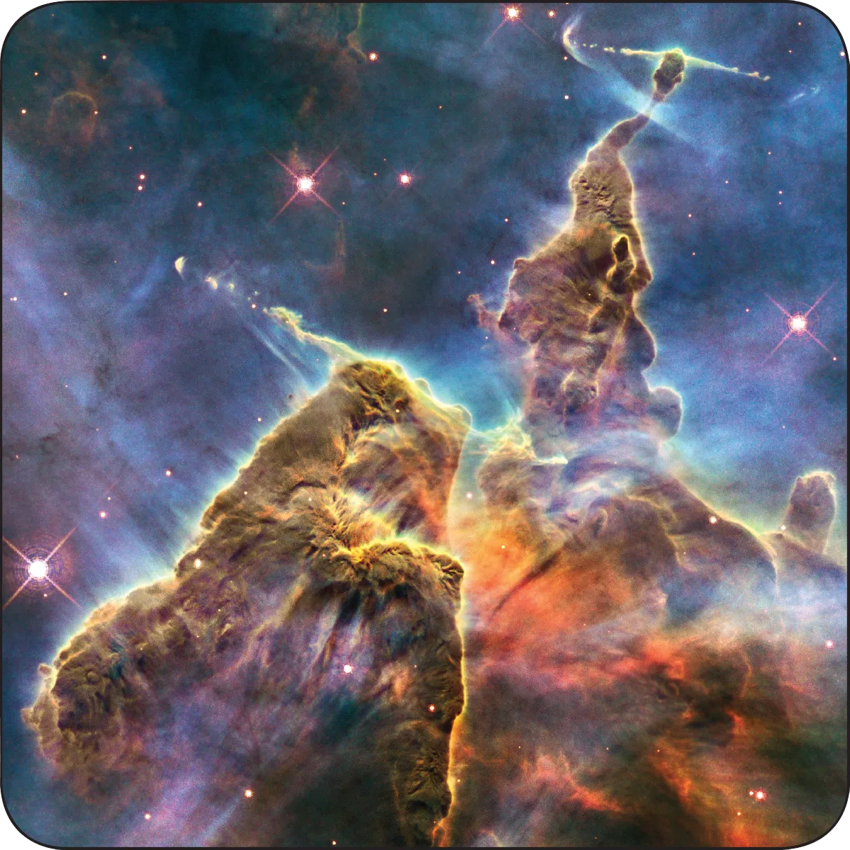 Peter Pauper Press Celestial coastere 8-pakning NASA