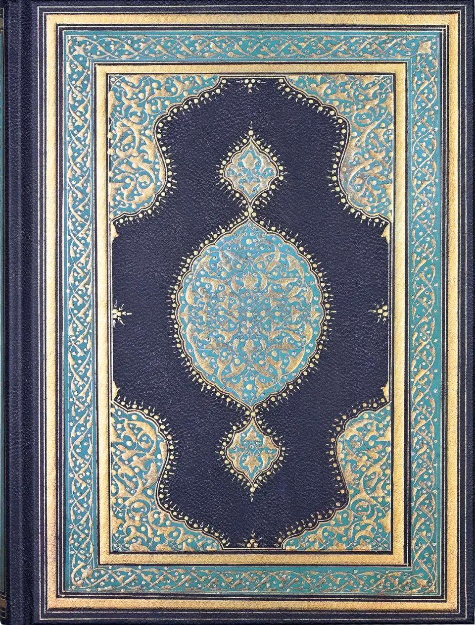 Peter Pauper Press Gilded Calligraphy notatbok linjert gullsnitt