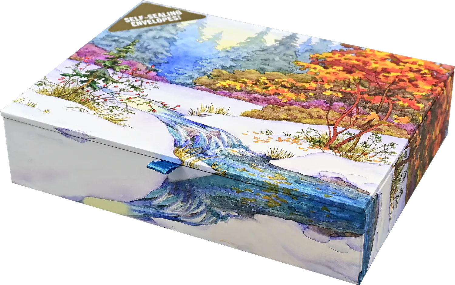 Peter Pauper Press Winter Tapestry julekort 20-pk gullfolie