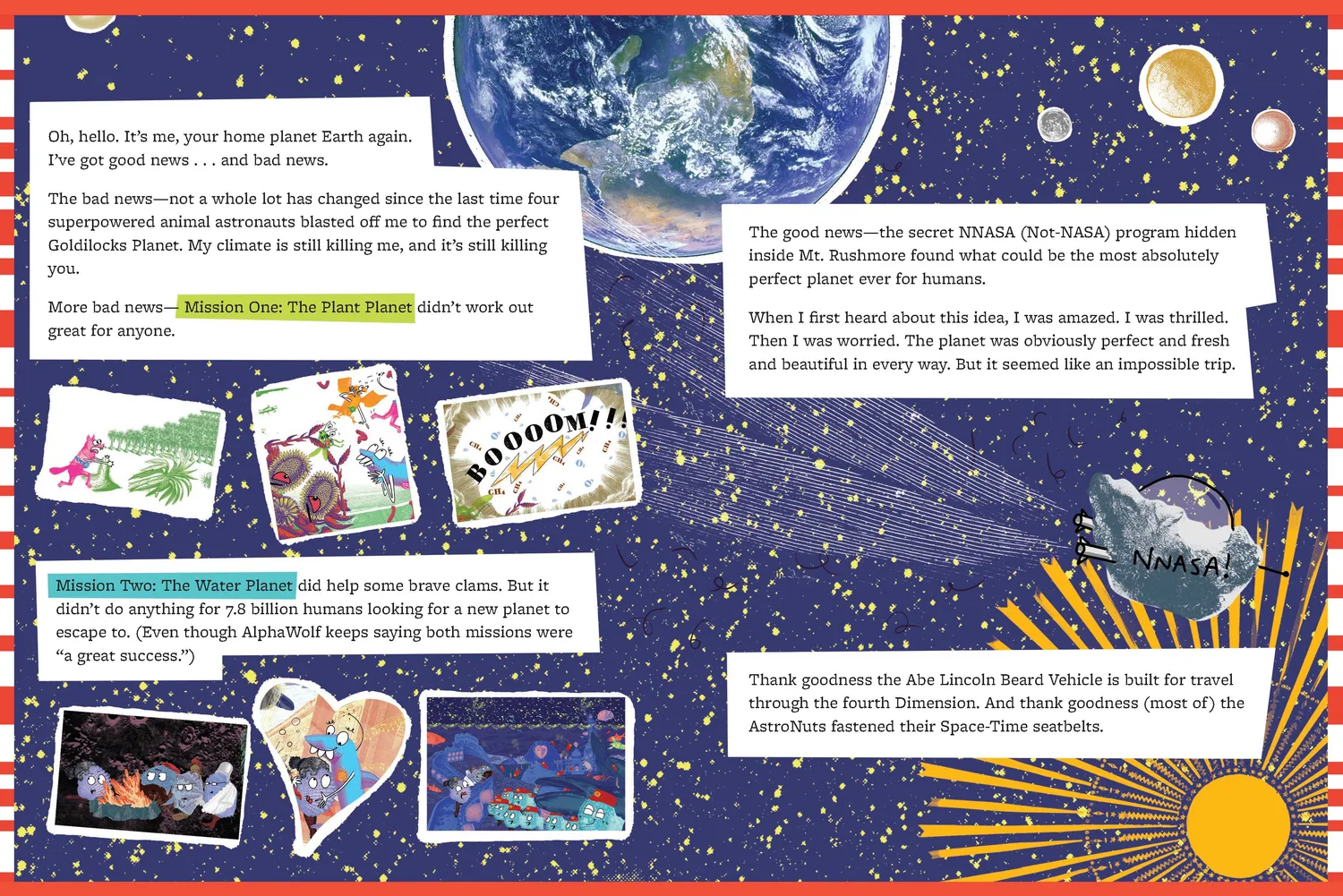 Jon Scieszka AstroNuts Mission Three barnebok pocket 8–12 år