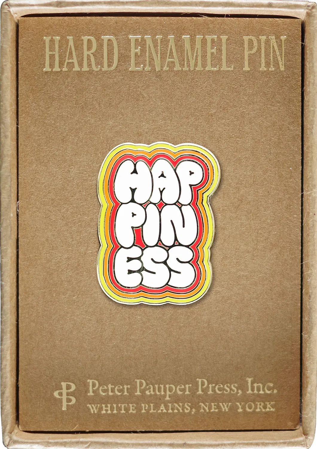 Peter Pauper Press Happiness emaljenål gaveeske
