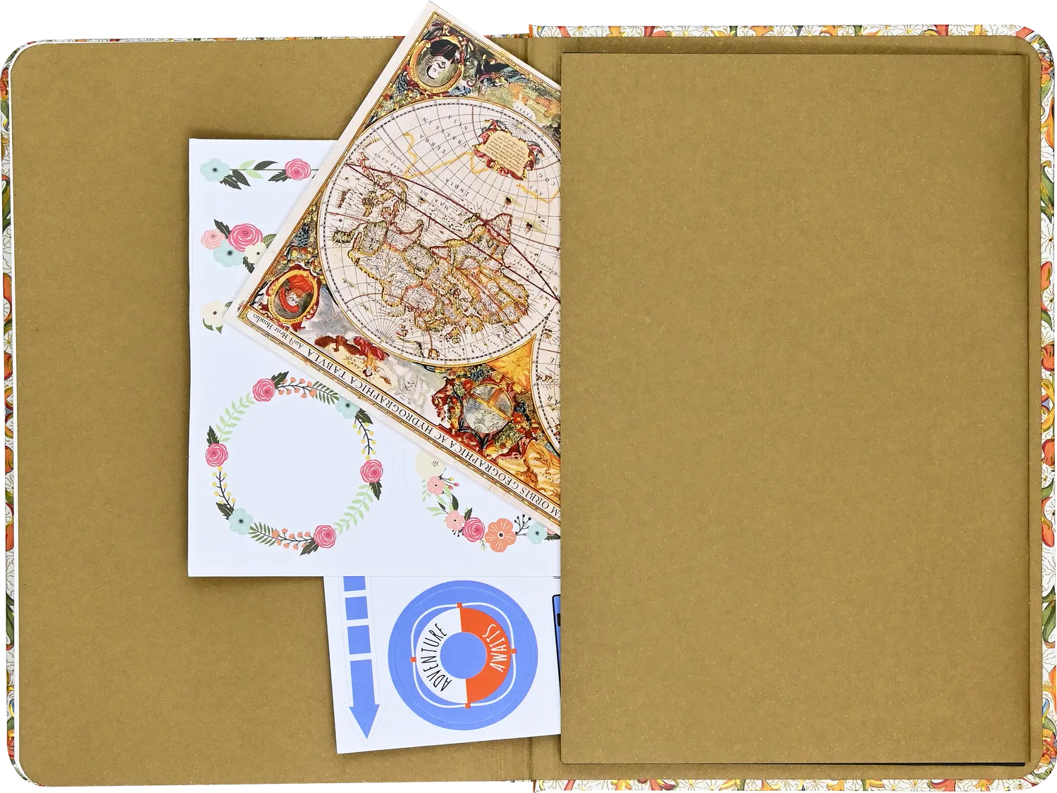 Peter Pauper Press Florentine Arabesque notatbok linjert gullkant