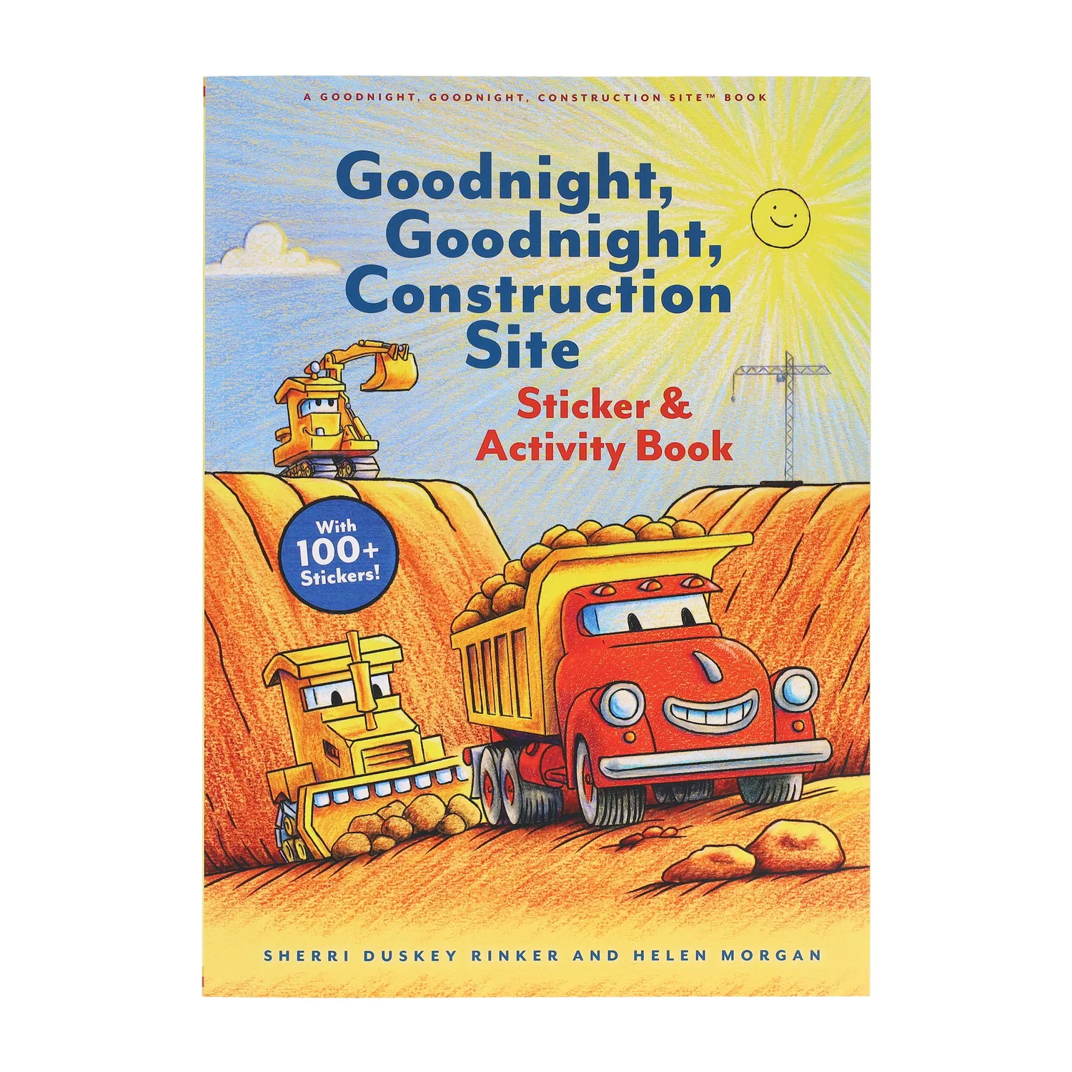 Chronicle Books Goodnight Construction Site Sticker aktivitetsbok med klistremerker
