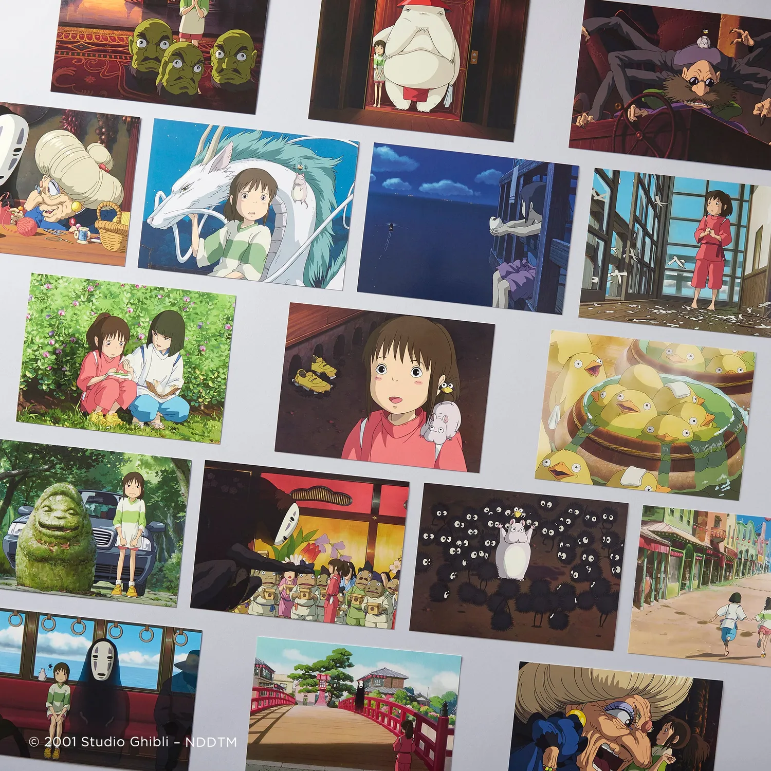 Chronicle Books Spirited Away postkort 30-pakning Ghibli