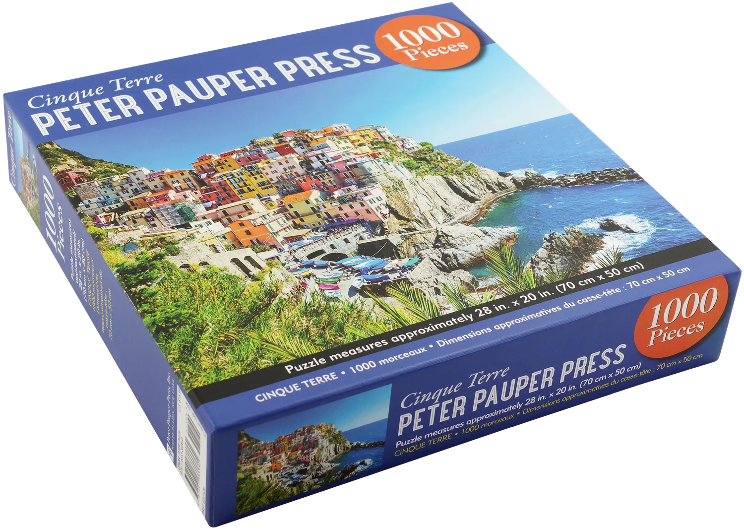 Peter Pauper Press Cinque Terre puslespill 1000 brikker