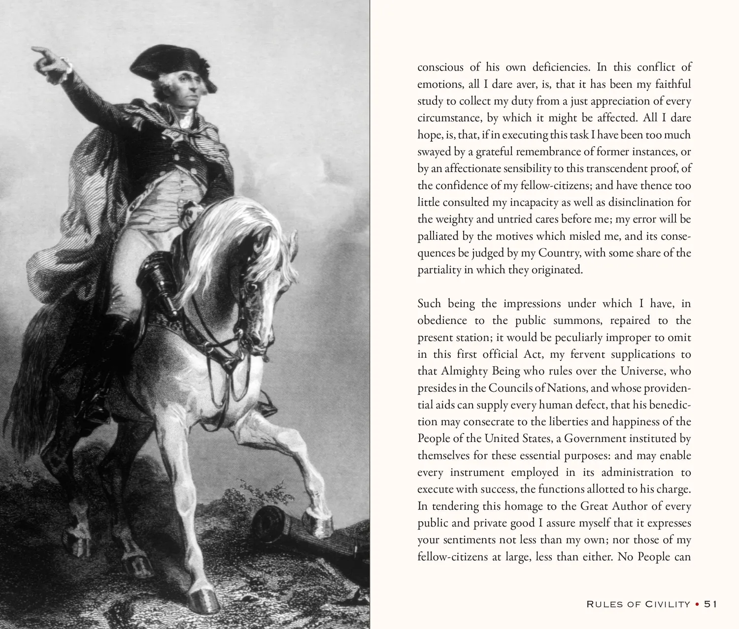 Peter Pauper Press George Washington's Rules of Civility and Decent Behavior in Company and Conversation bok gaveutgave
