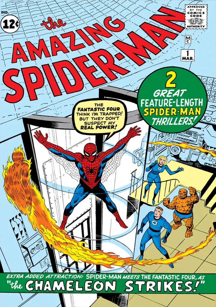 Abrams & Chronicle Spider-Man postkortboks 100 kort Marvel