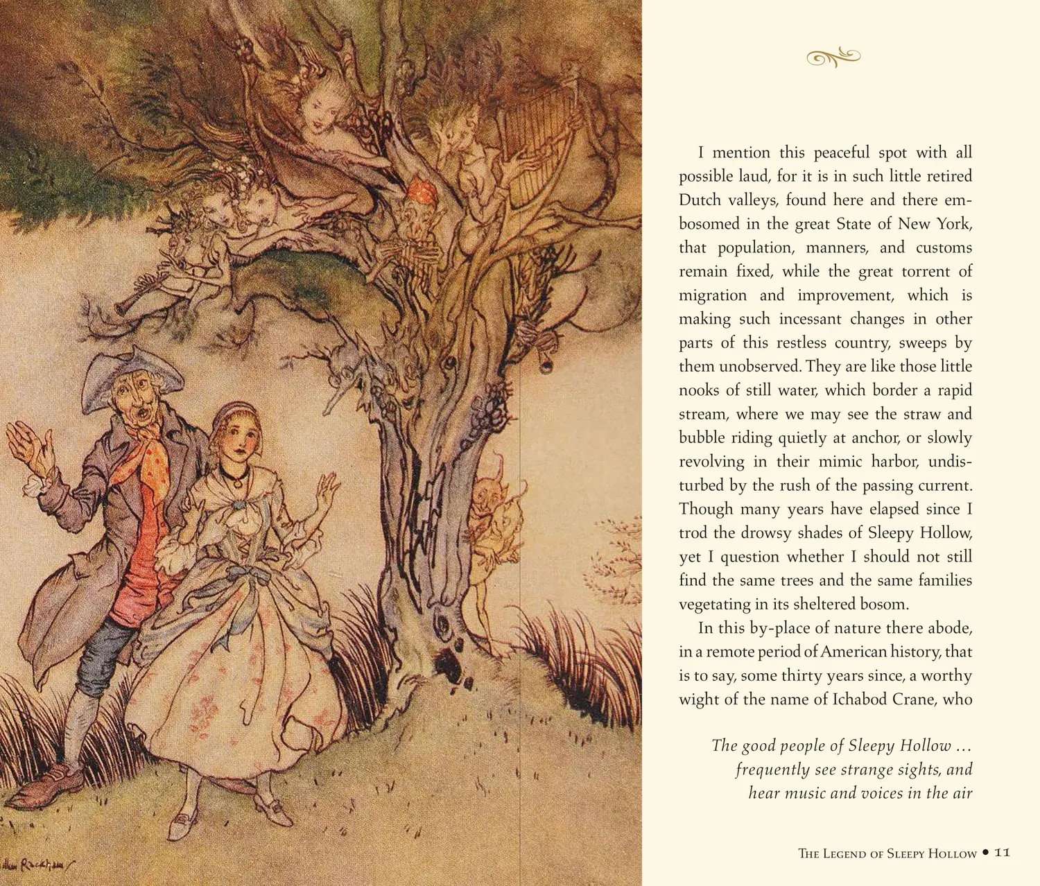 Peter Pauper Press The Legend of Sleepy Hollow gavebok innbundet