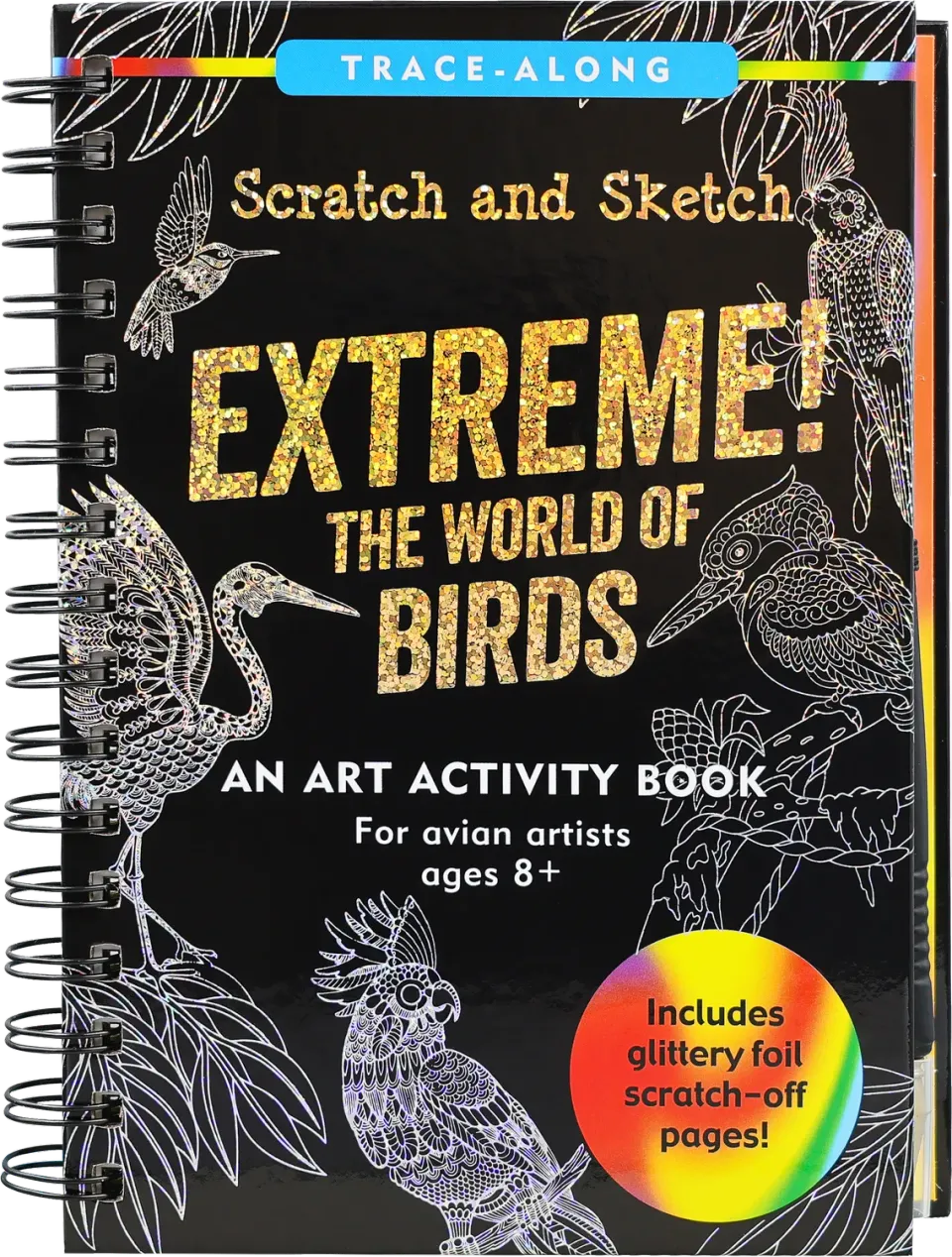 Peter Pauper Press Scratch and Sketch Birds skrapebok