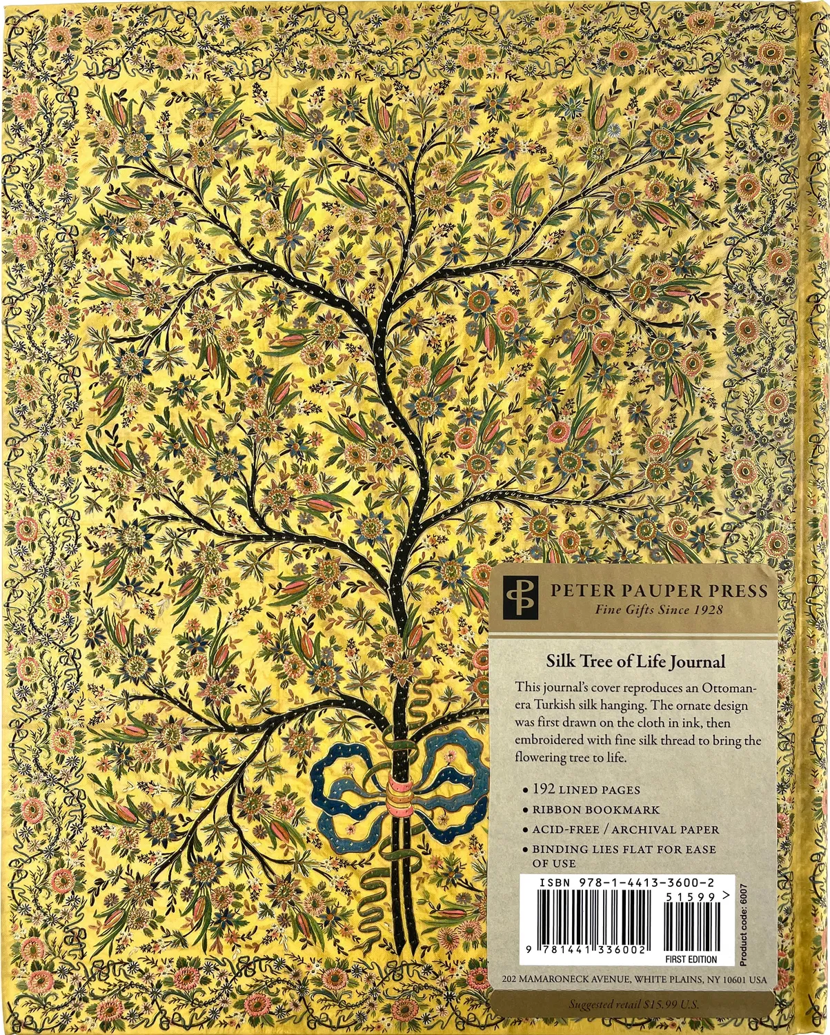 Peter Pauper Press Silk Tree of Life journal innbundet livstre