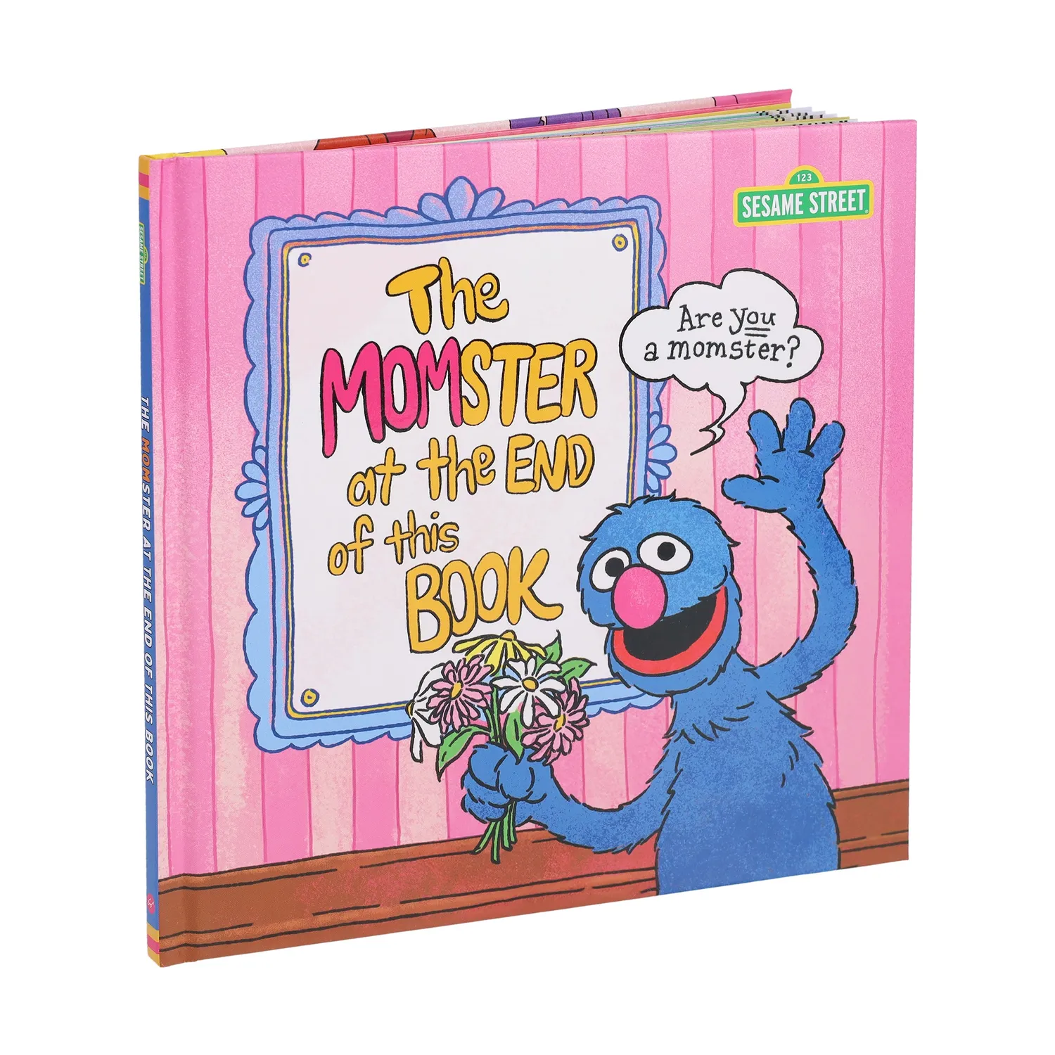 Sesame Street Momster at the End innbundet barnebok mamma