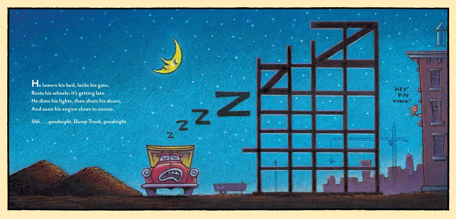 Abrams and Chronicle Goodnight Construction Site bok deluxe maskiner