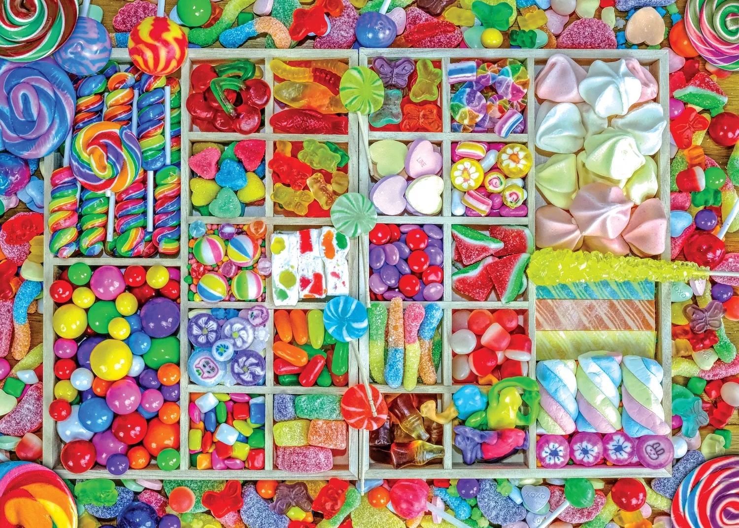 Peter Pauper Press Candy Party puslespill 1000 brikker