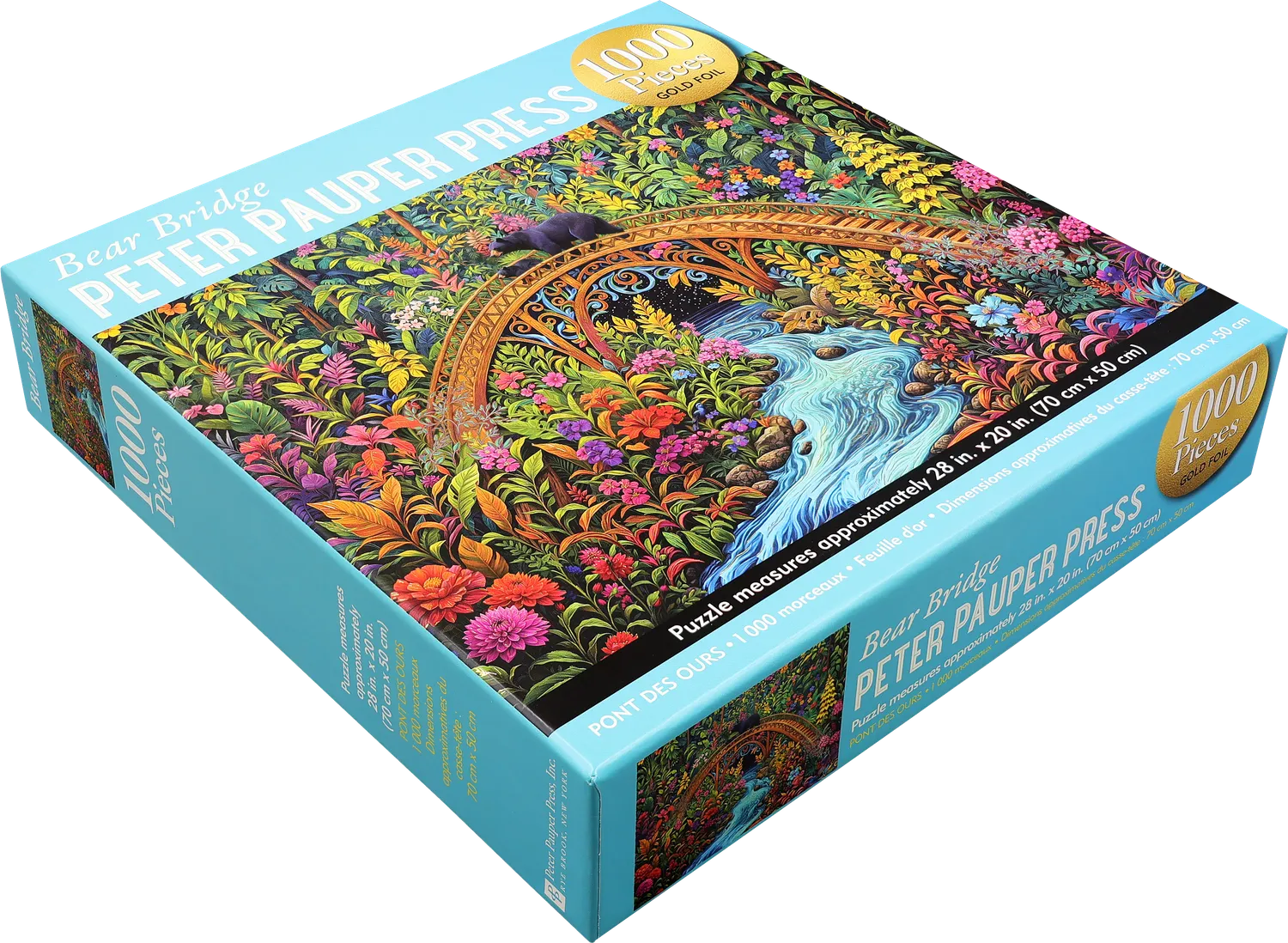 Peter Pauper Press Bear Bridge puslespill 1000 brikker
