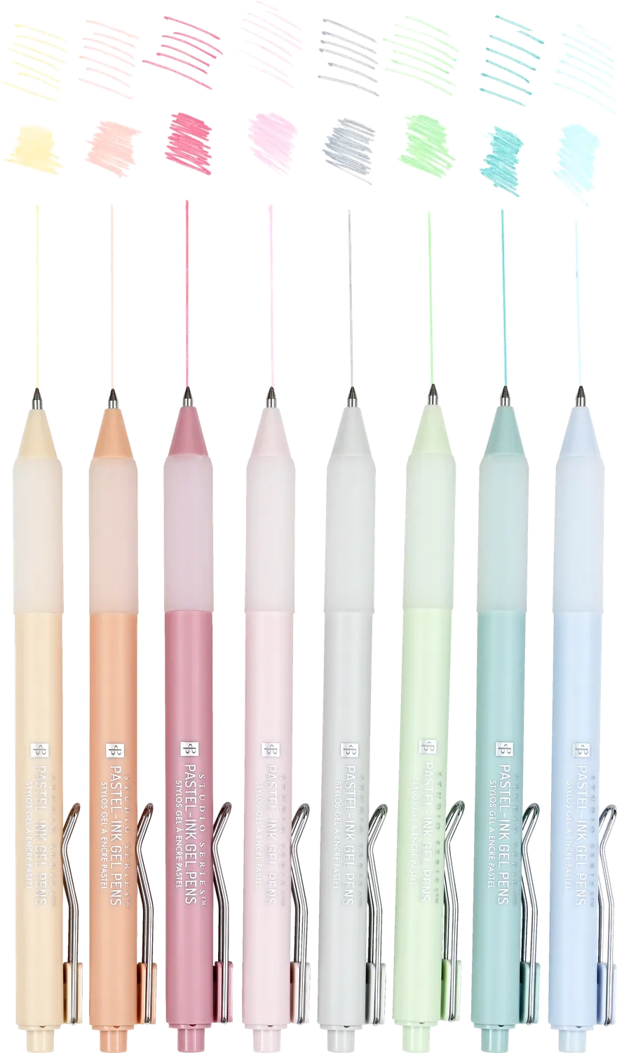 Peter Pauper Press Pastel Gel Pens gelpenner 8 pastel