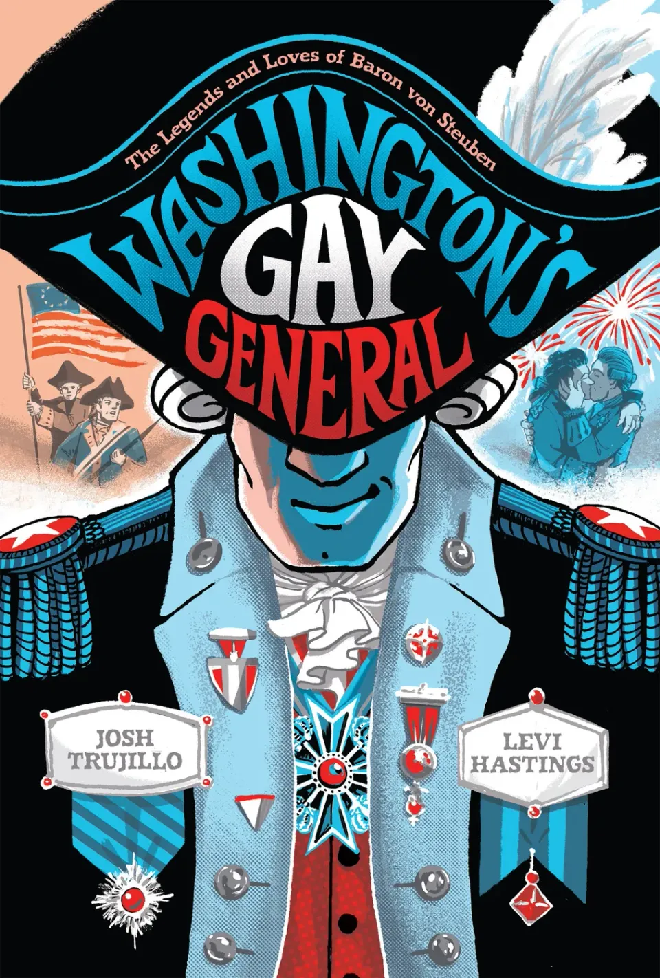 Abrams Washingtons Gay General tegneserie innbundet skeiv