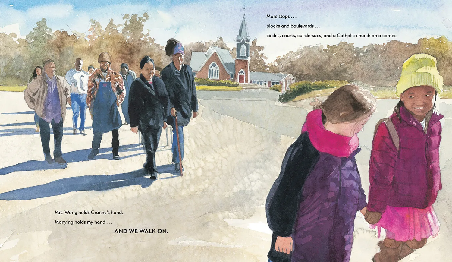 Abrams The Walk bildebok innbundet stemme og demokrati