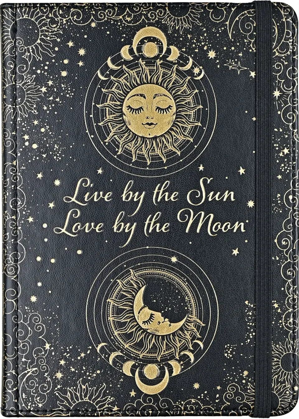 Peter Pauper Press Live by the Sun notatbok vegansk skinn