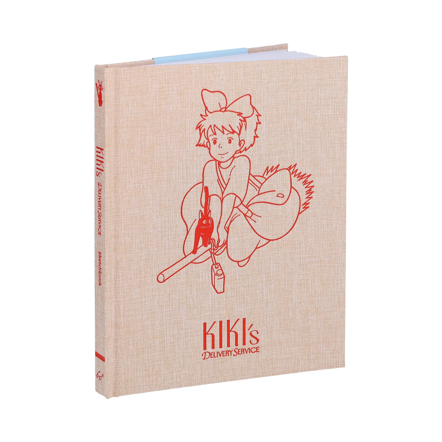 Studio Ghibli Kiki skissebok stoffomslag