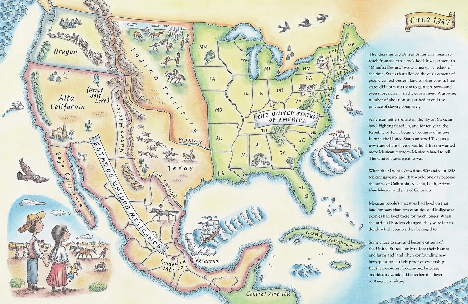 Abrams A Place Called America barnebok innbundet 6-9 år