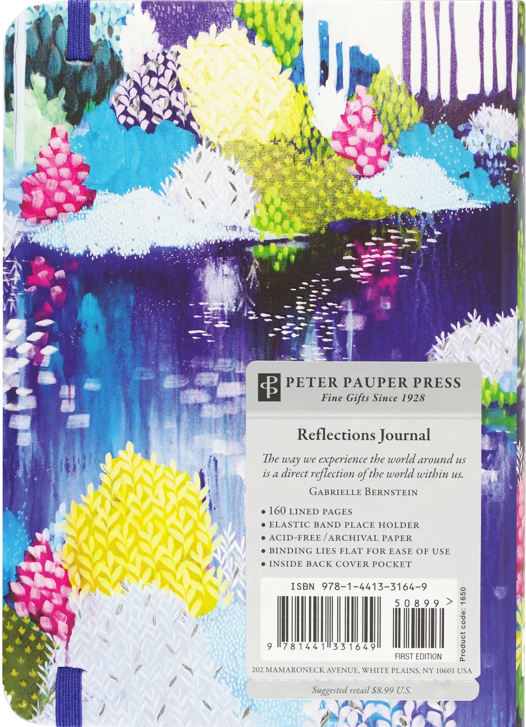 Peter Pauper Press Reflections notatbok linjert liten