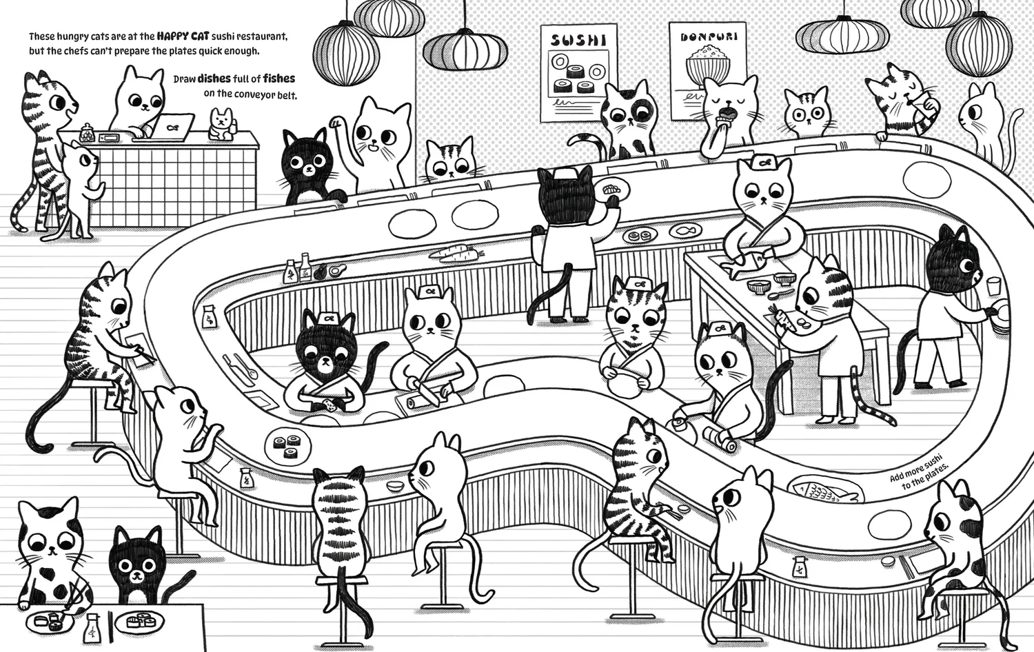 Abrams Boring Drawing Book tegnebok for barn